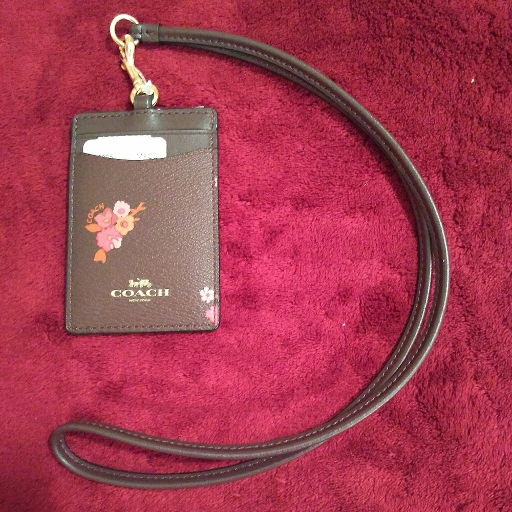 🆕  Coach Baby Bouquet Lanyard